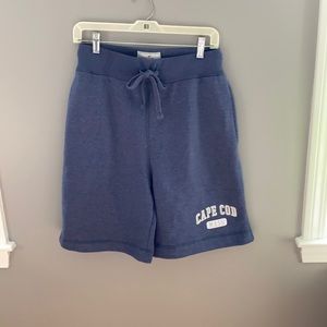 Cape Cod NWOT, Comfy Blue Terry Shorts, Size Sm